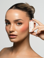 French Kiss Power Stick lifestyle - soft nude cream blush ÈME Beauty